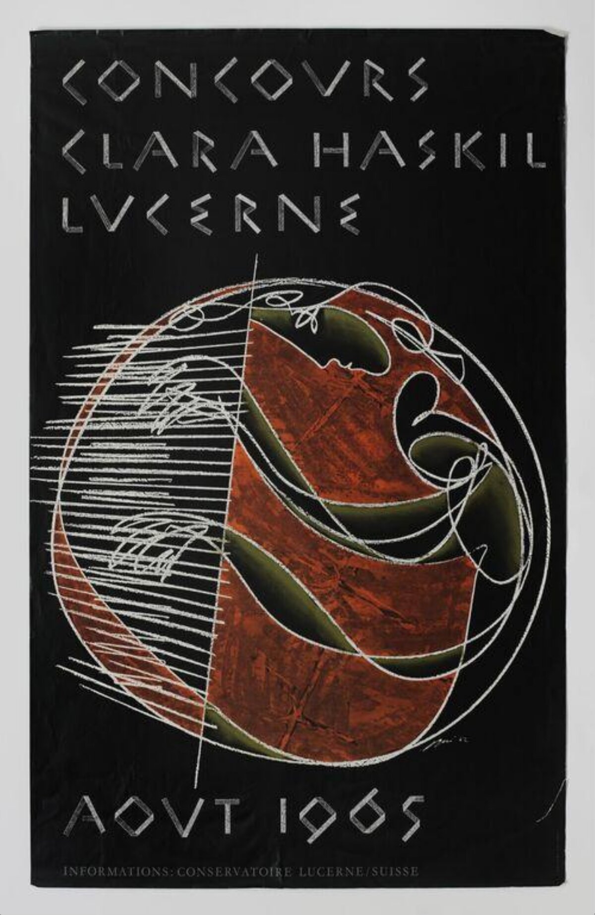 1965 Clara Haskil Competition Poster