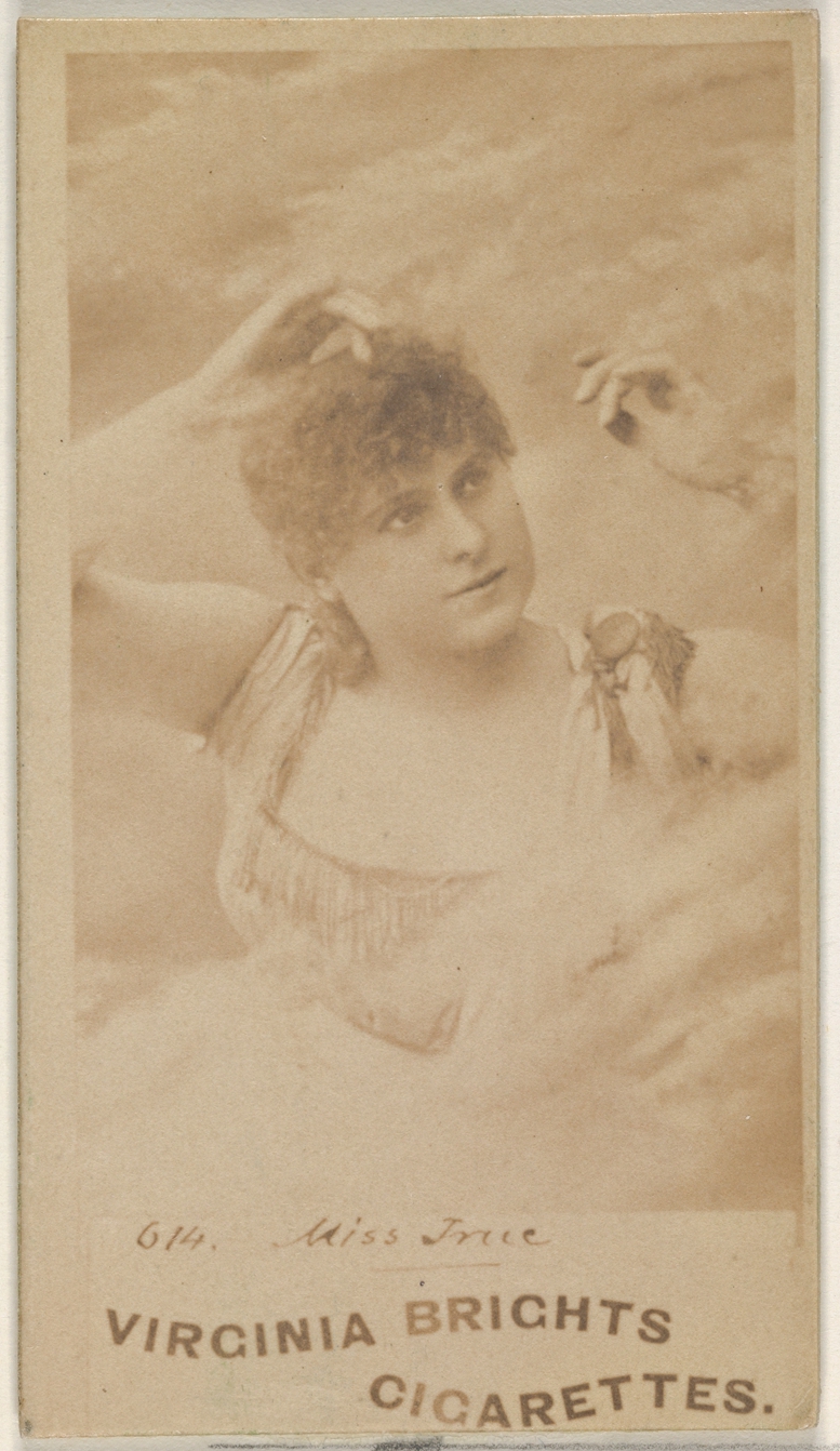 Portrait of Miss Iree Cigarette Card