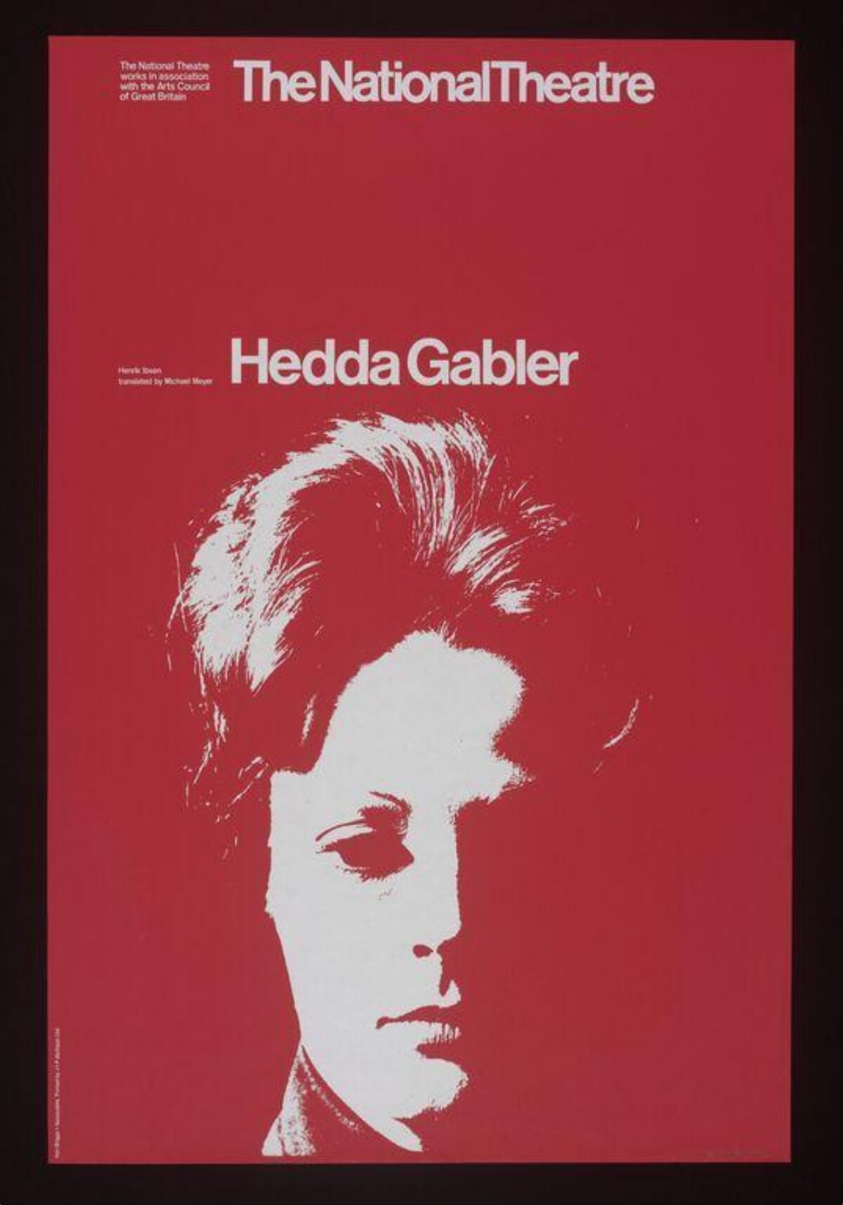 Hedda Gabler Theatre Poster