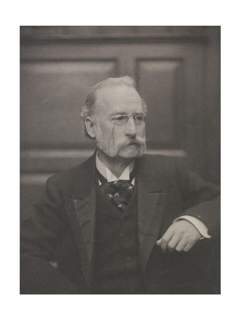 Vintage Portrait of Elderly Bearded Gentleman