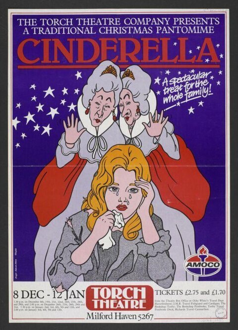 Cinderella Pantomime Theatre Poster