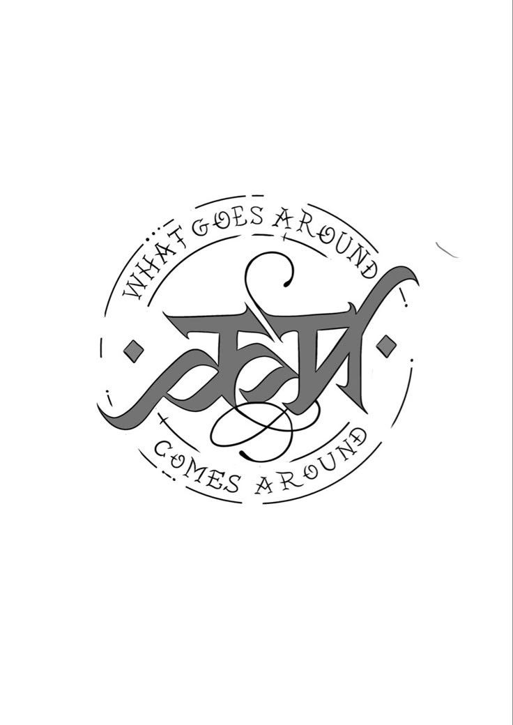 What Goes Around Tattoo Design