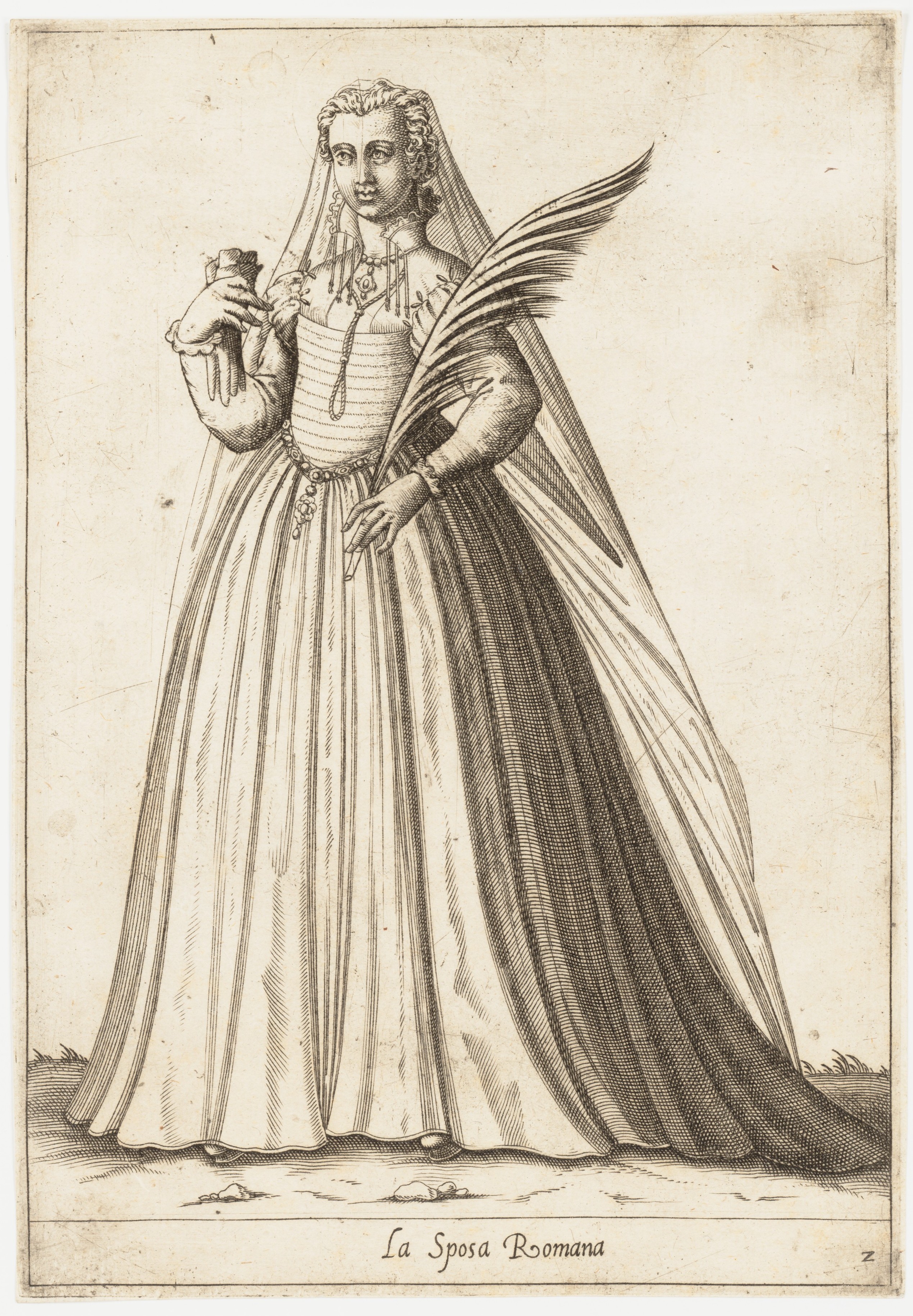 Roman Bride Engraving