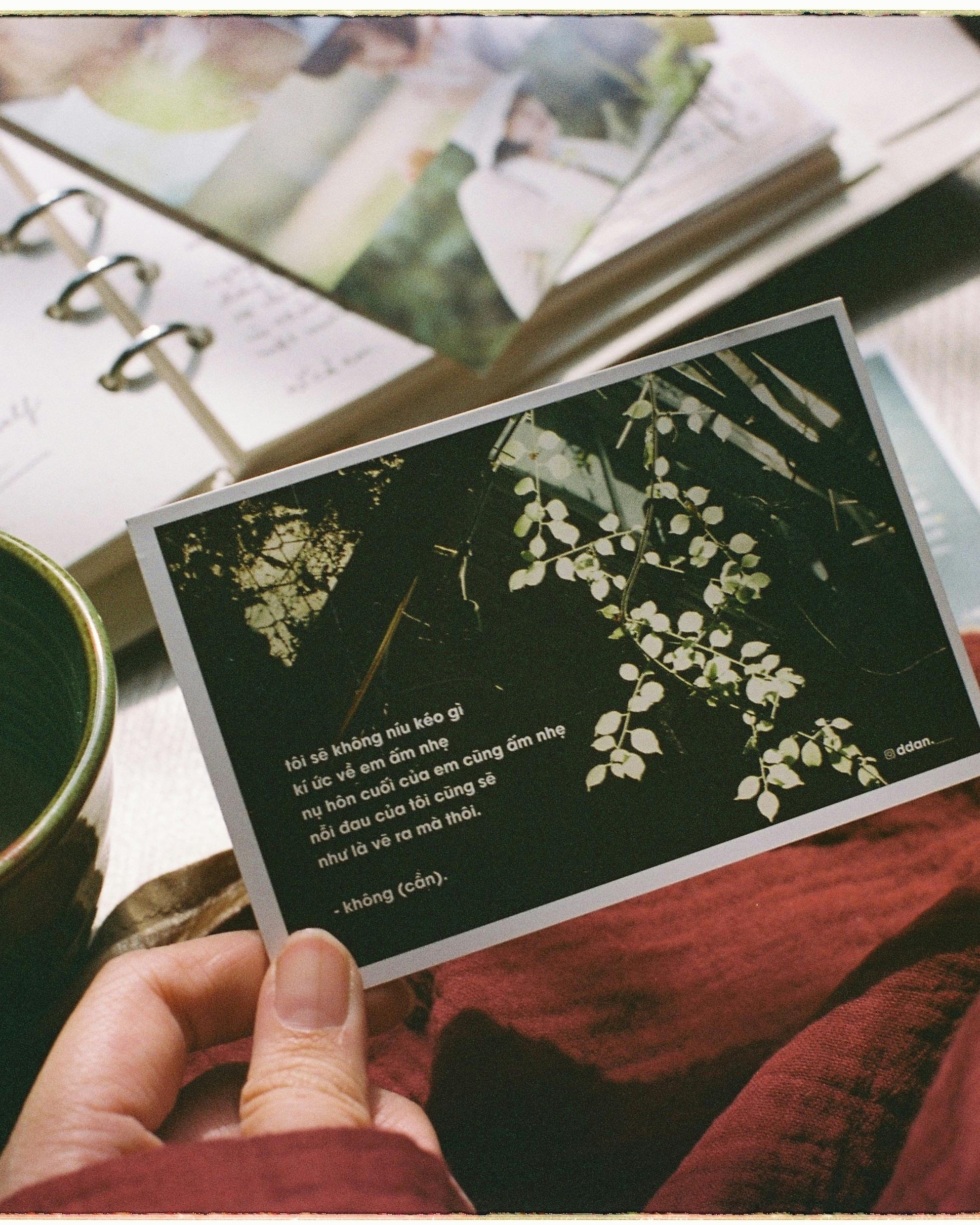 Hand Holding Quote Postcard