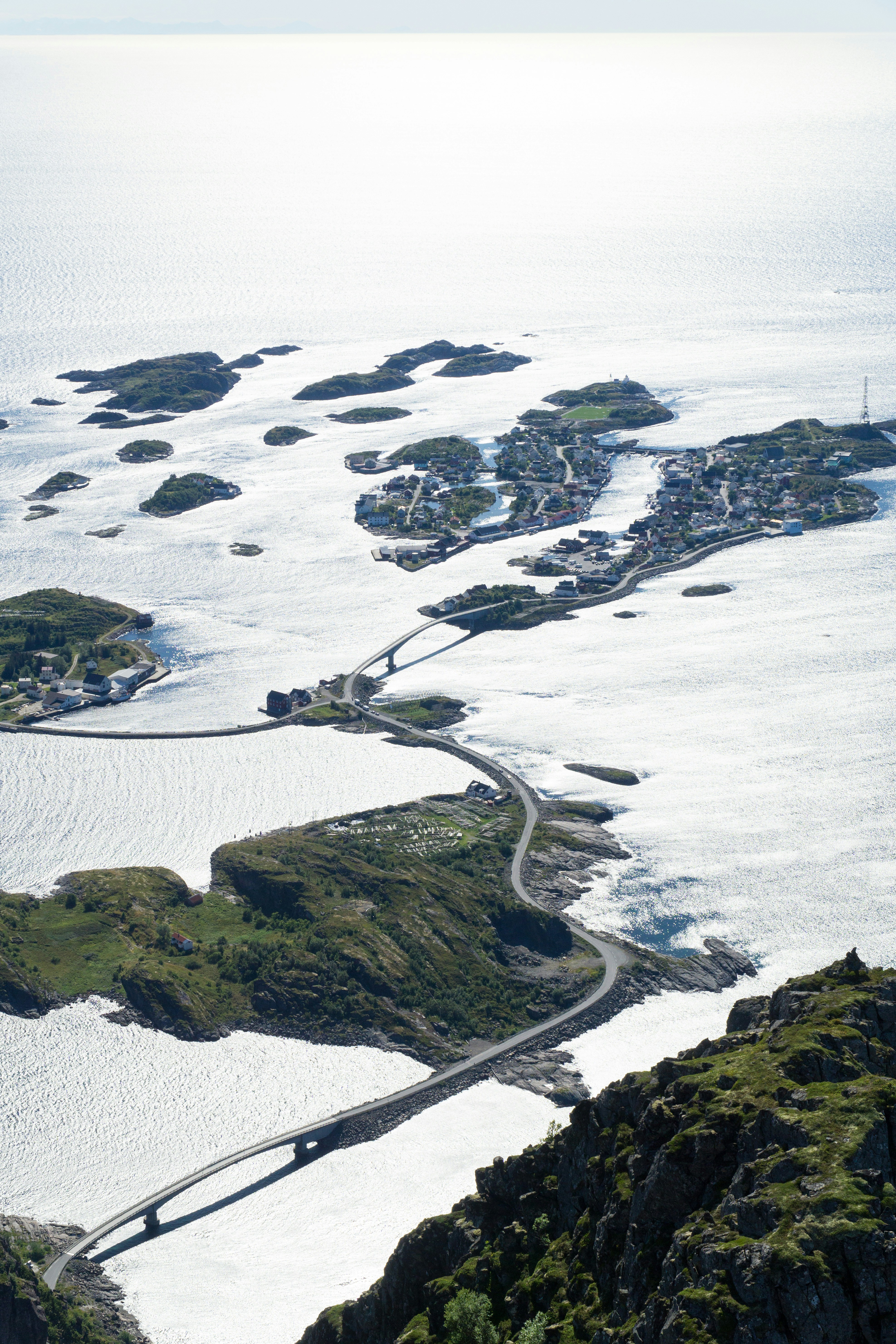 Coastal Island Village Aerial View