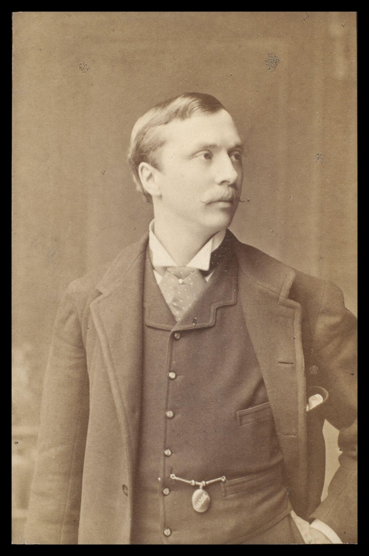 Vintage Portrait of 19th Century Gentleman