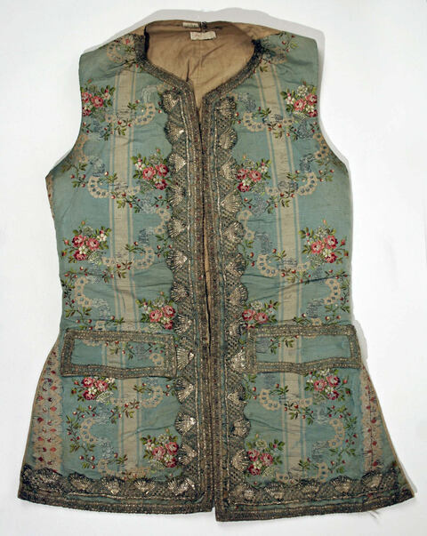 Antique Floral Embroidered Waistcoat