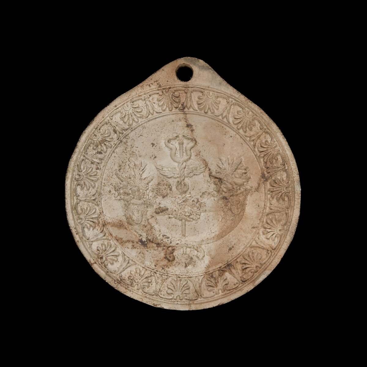 Ancient Carved Stone Medallion