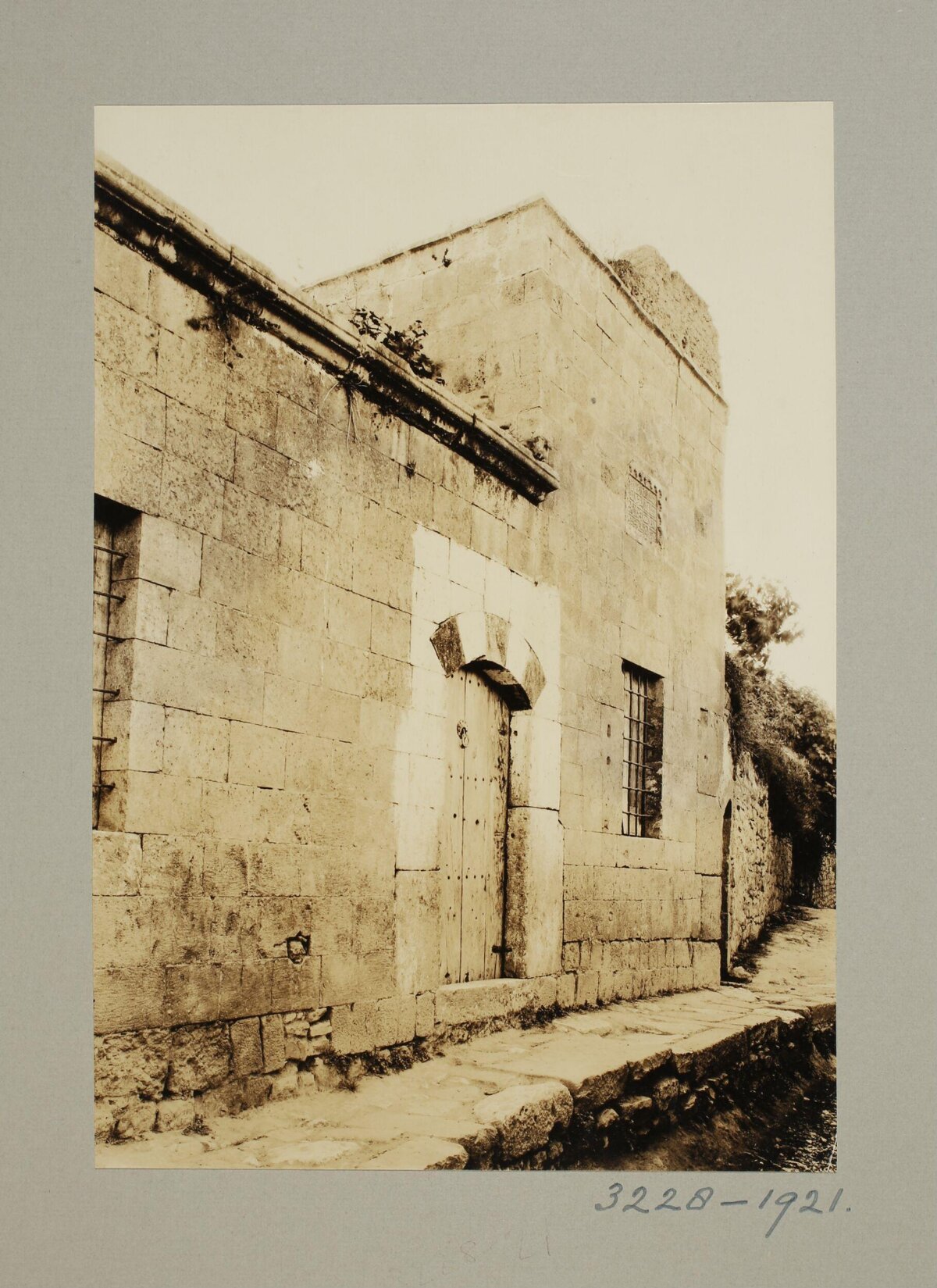Old Stone Building Along Narrow Path