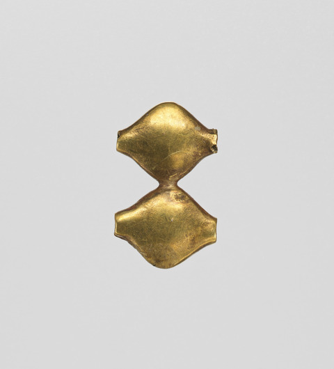 Double Diamond-shaped Gold Ornament