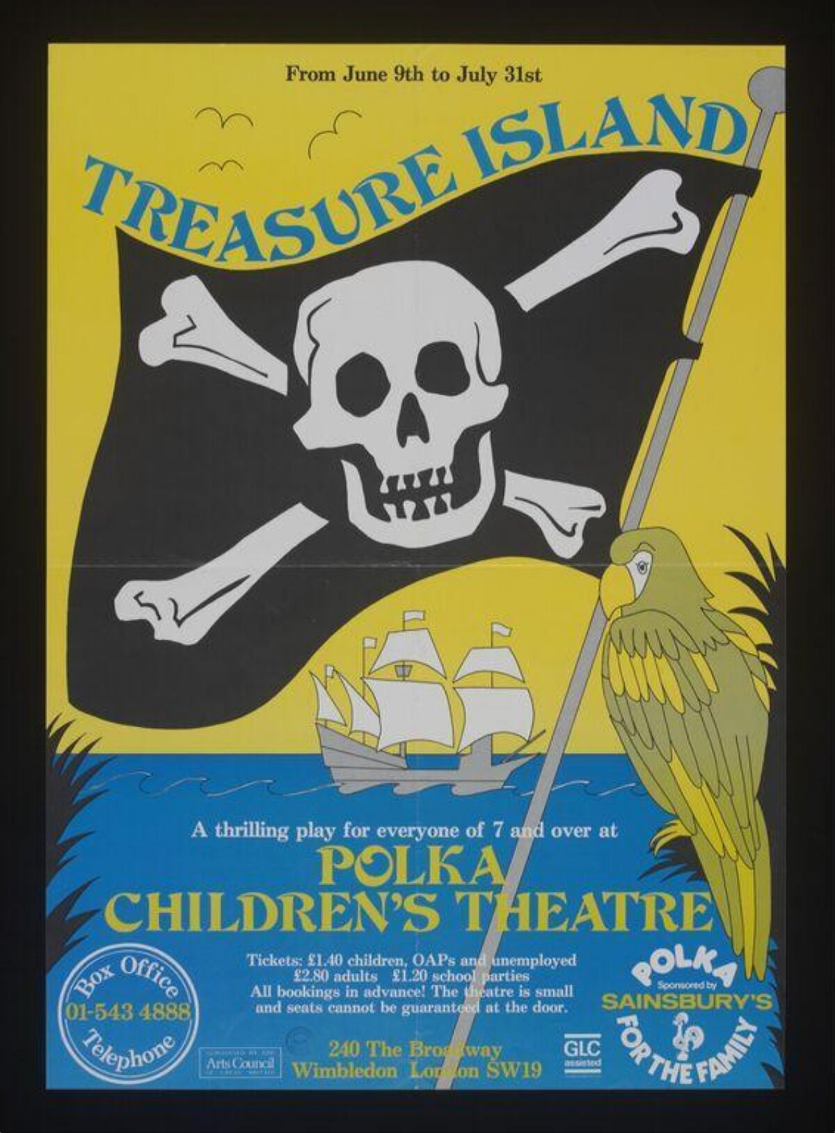 Treasure Island Theatre Play Poster