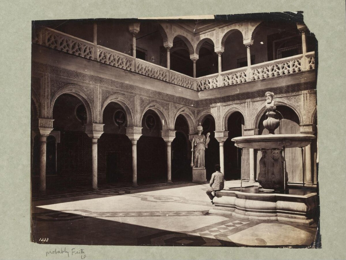 Historic Courtyard with Central Fountain