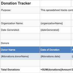 Donation Tracker