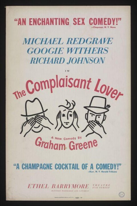 Vintage The Complaisant Lover Theater Poster