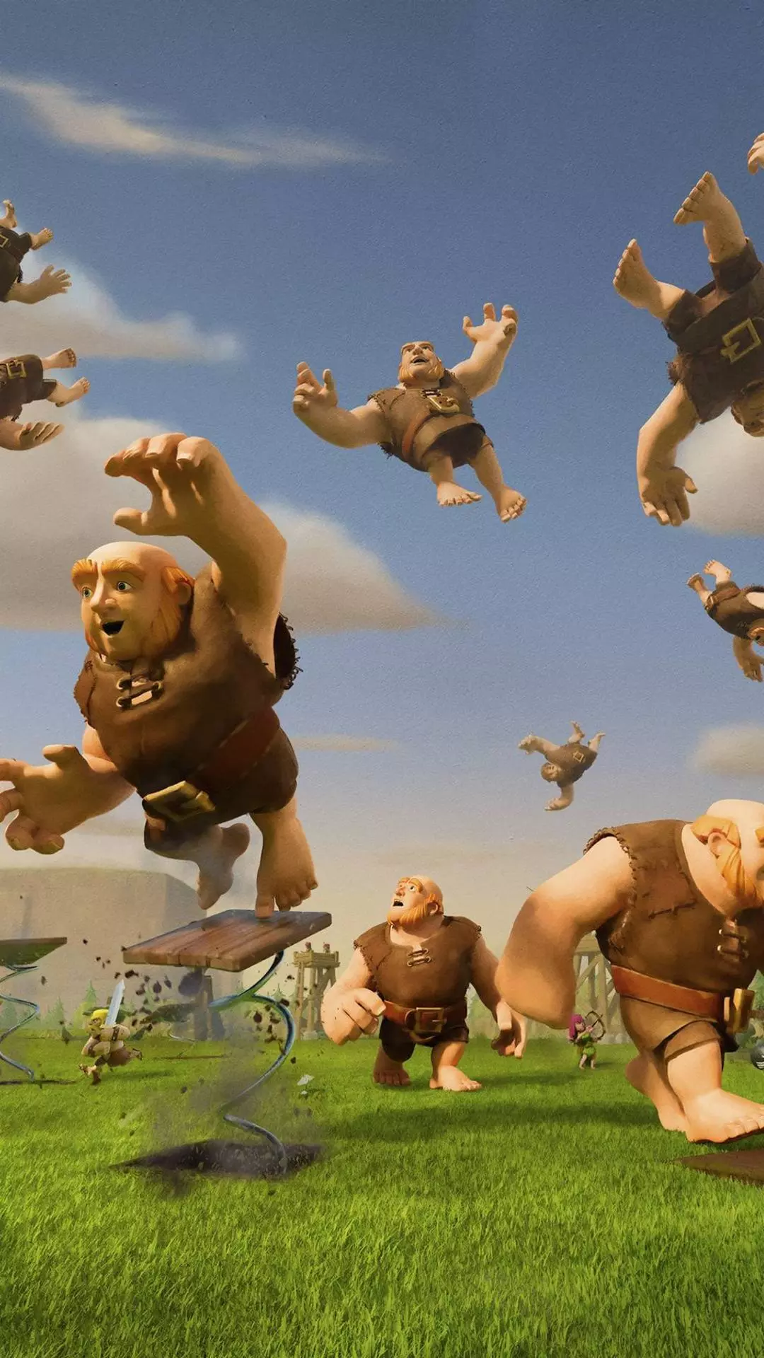Flying Giants on Clash of Clans Battlefield