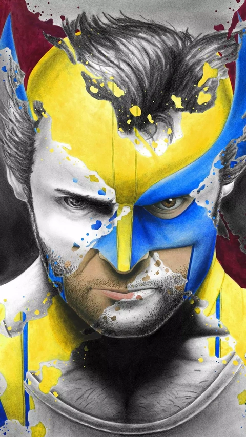 Split Portrait of Wolverine