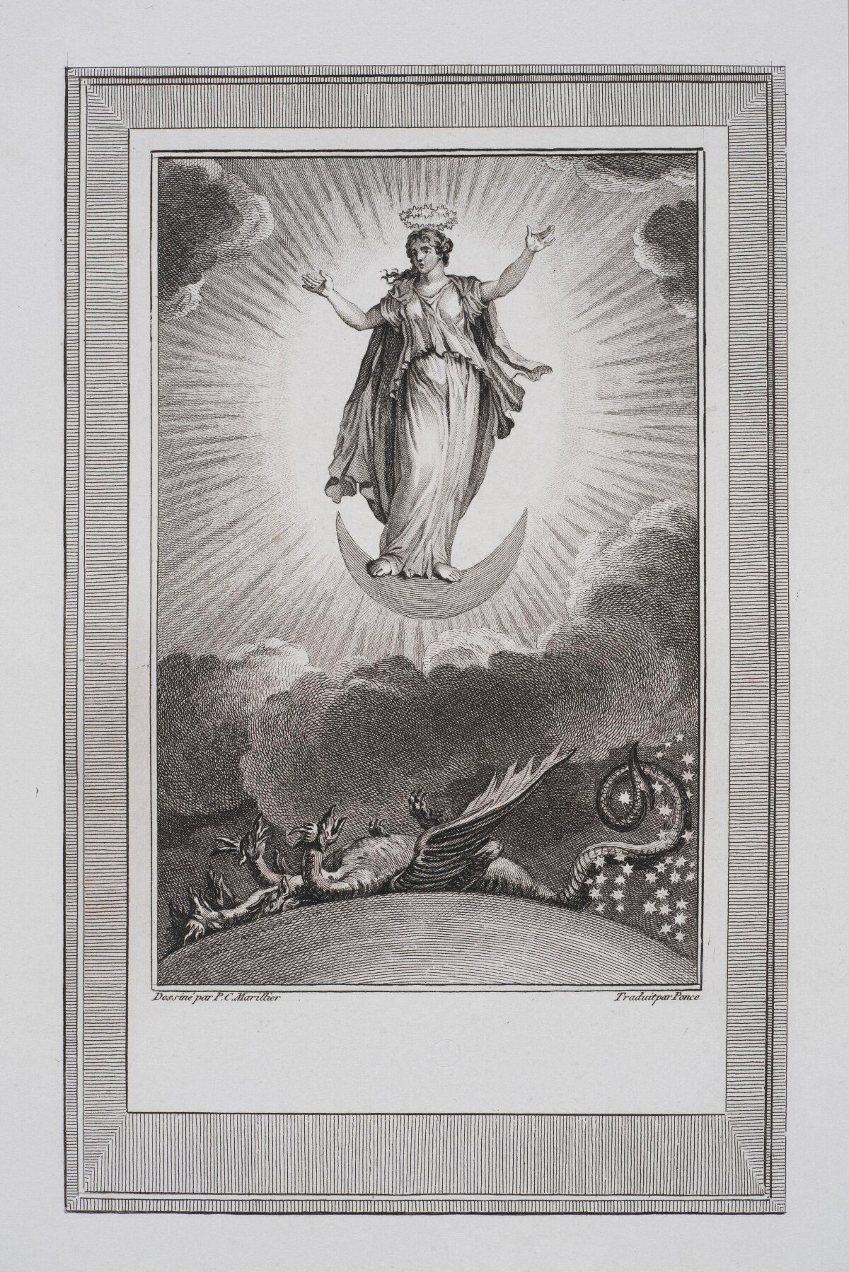 Woman of the Apocalypse Engraving
