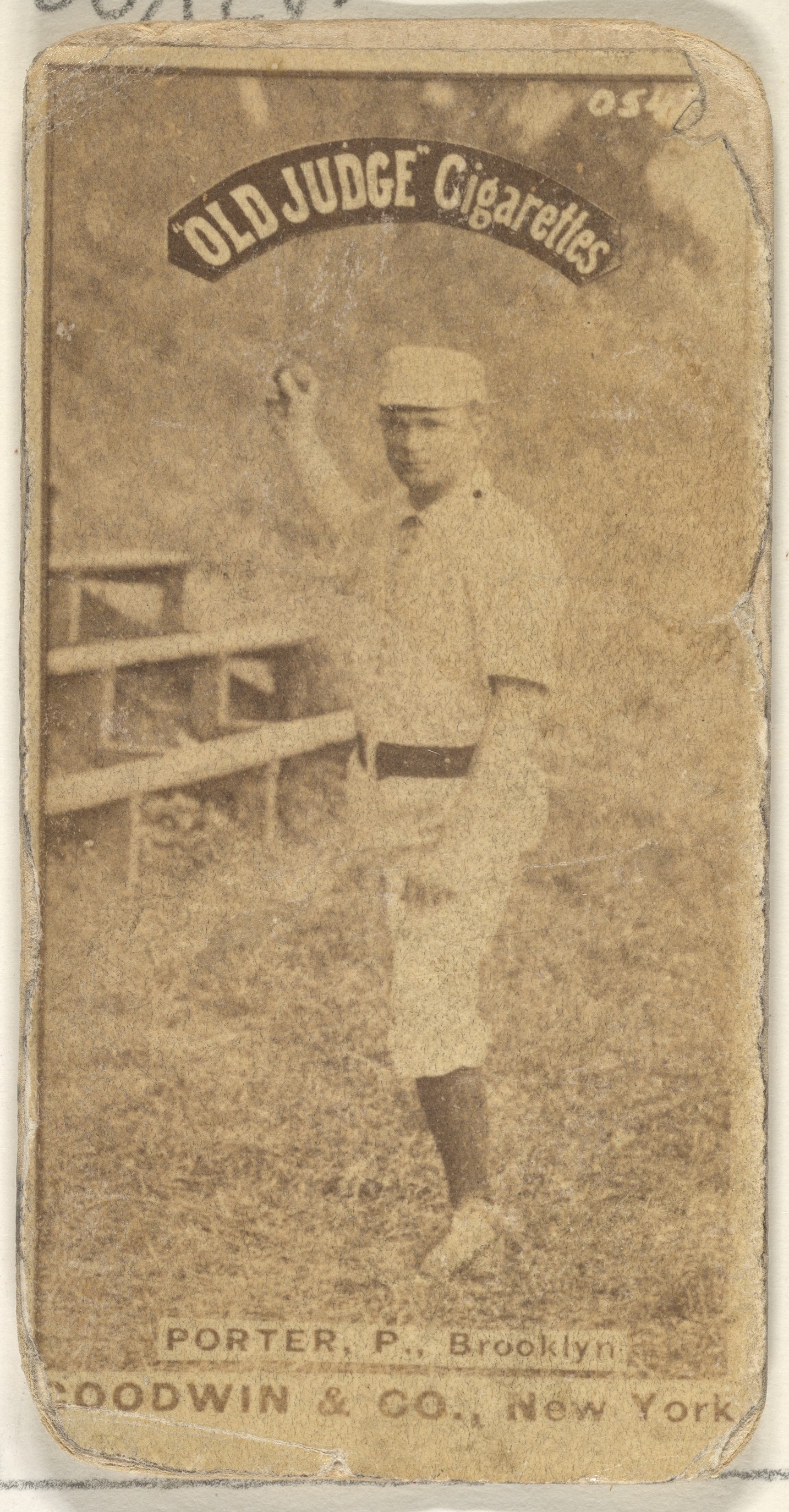 Old Judge Cigarettes Baseball Card