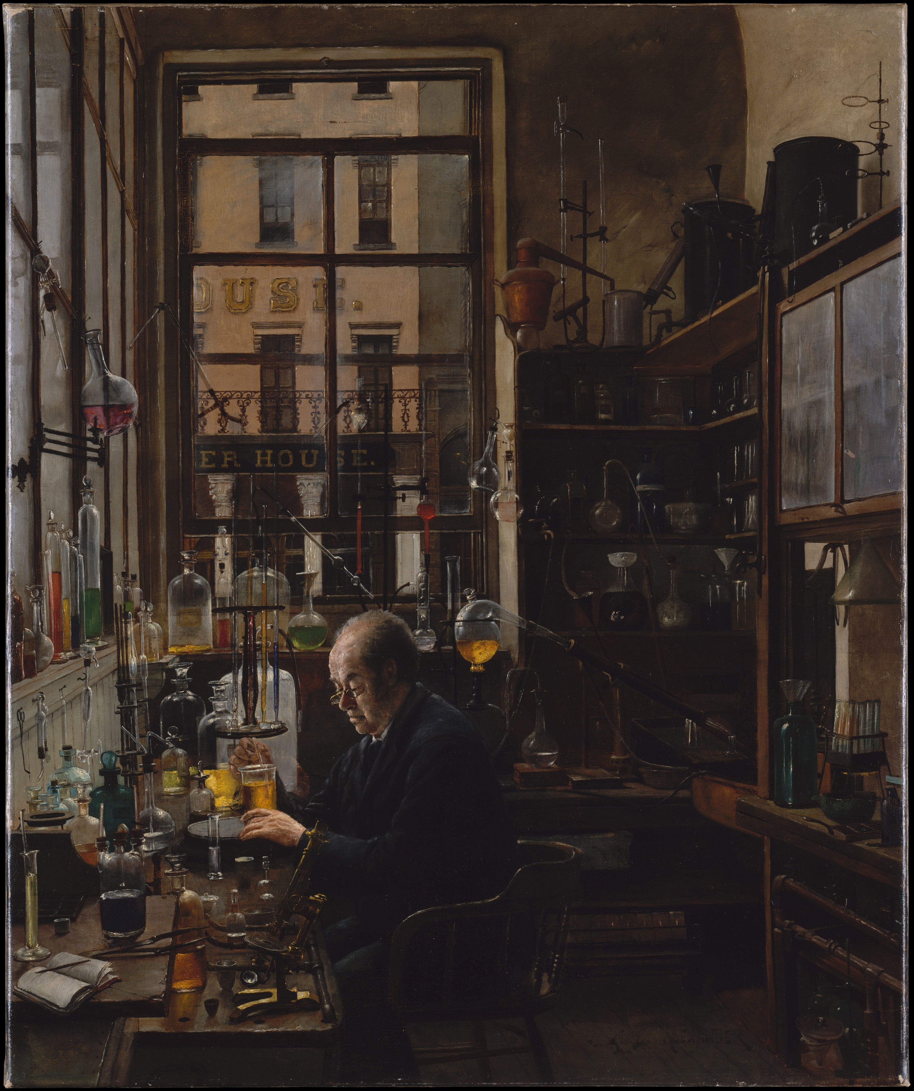 Chemist Working in a Laboratory