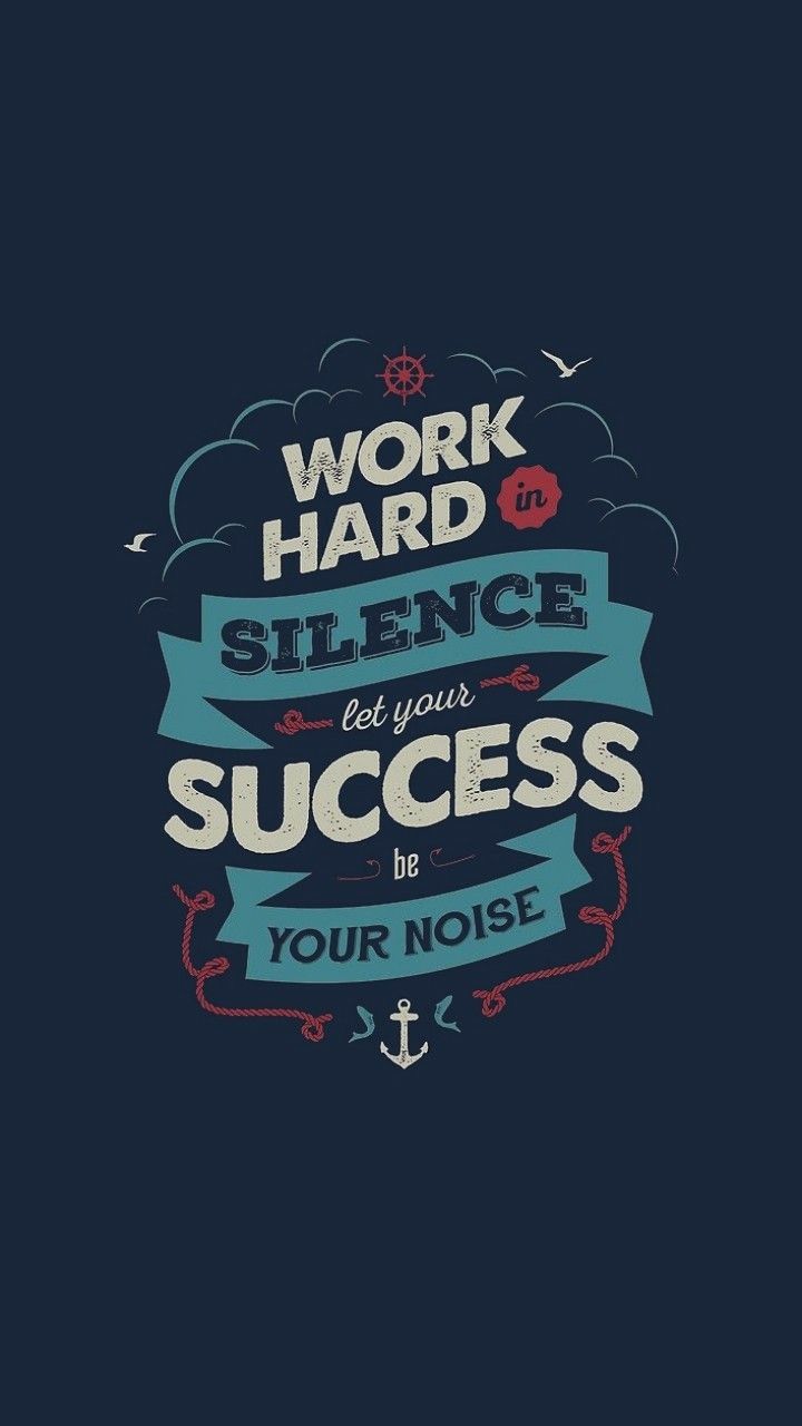 Work Hard Success Motivational Quote