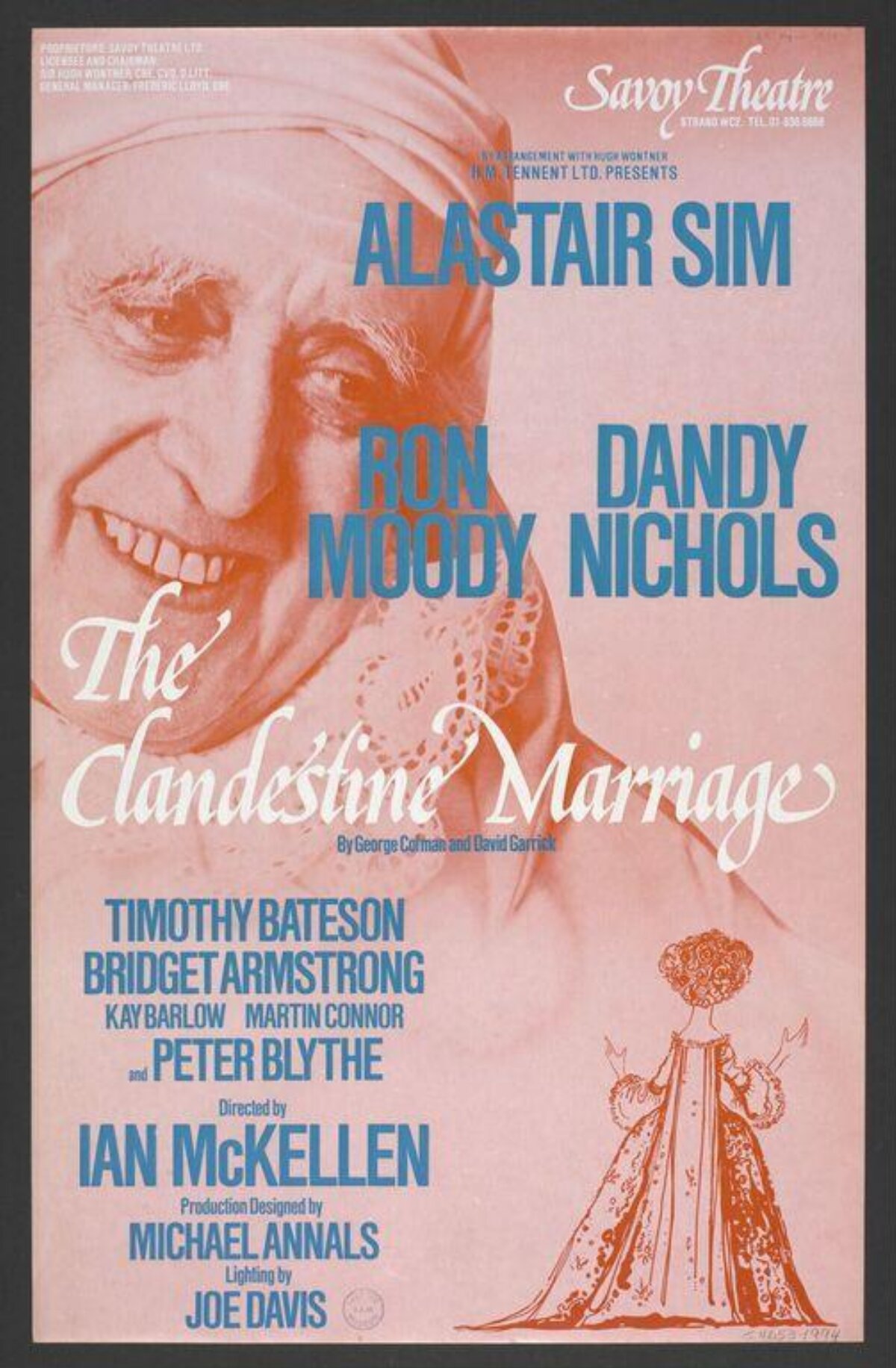 The Clandestine Marriage Savoy Theatre Poster