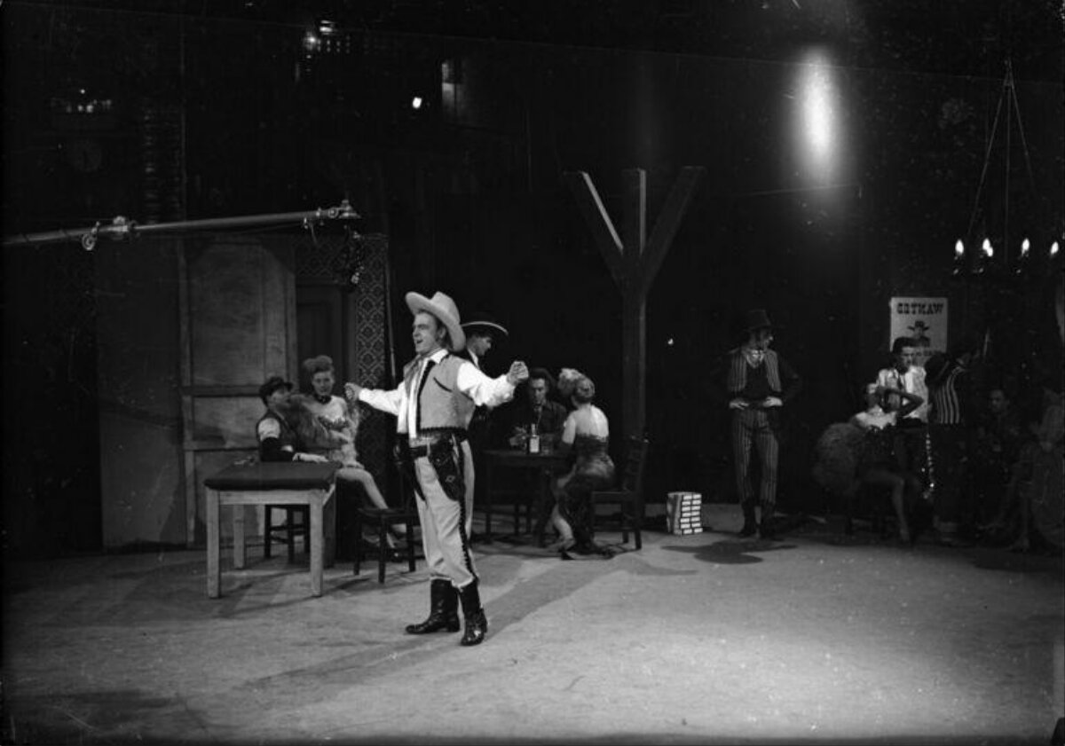 Cowboy Themed Stage Play Performance