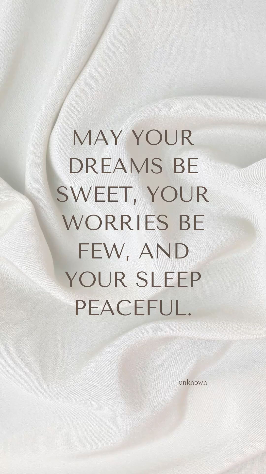 Peaceful Sleep Wishing Quote