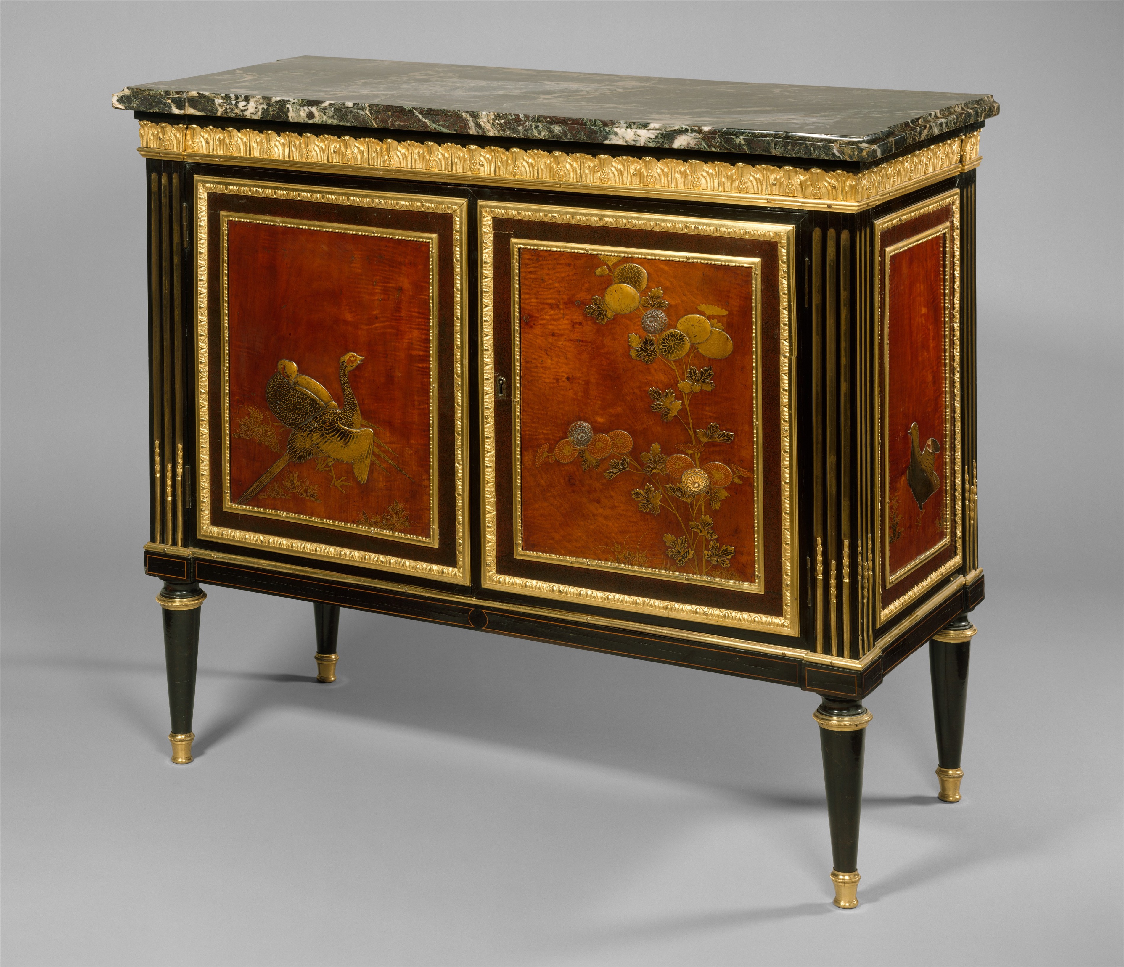 Ornate Antique Gilded Commode