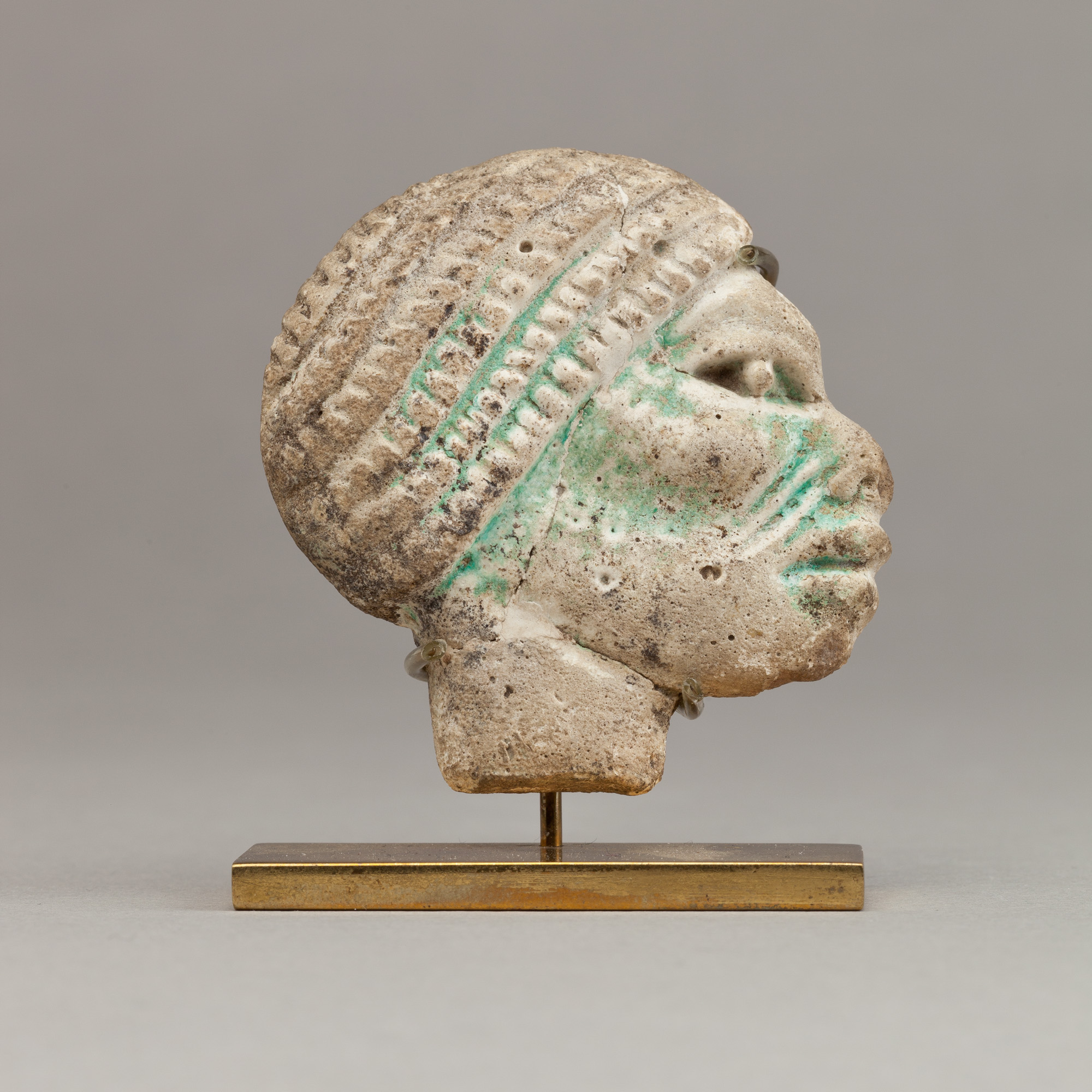 Ancient Head Sculpture Fragment