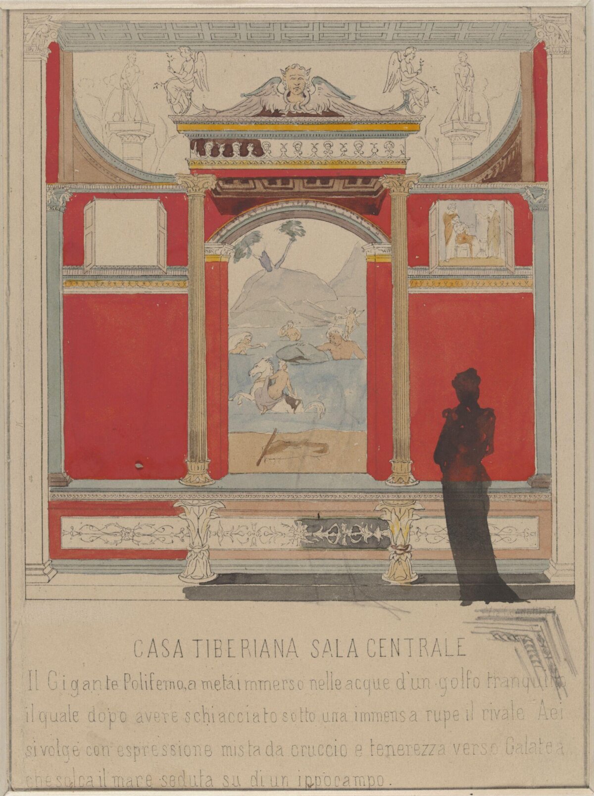 Sketch of Tiberian House Central Hall