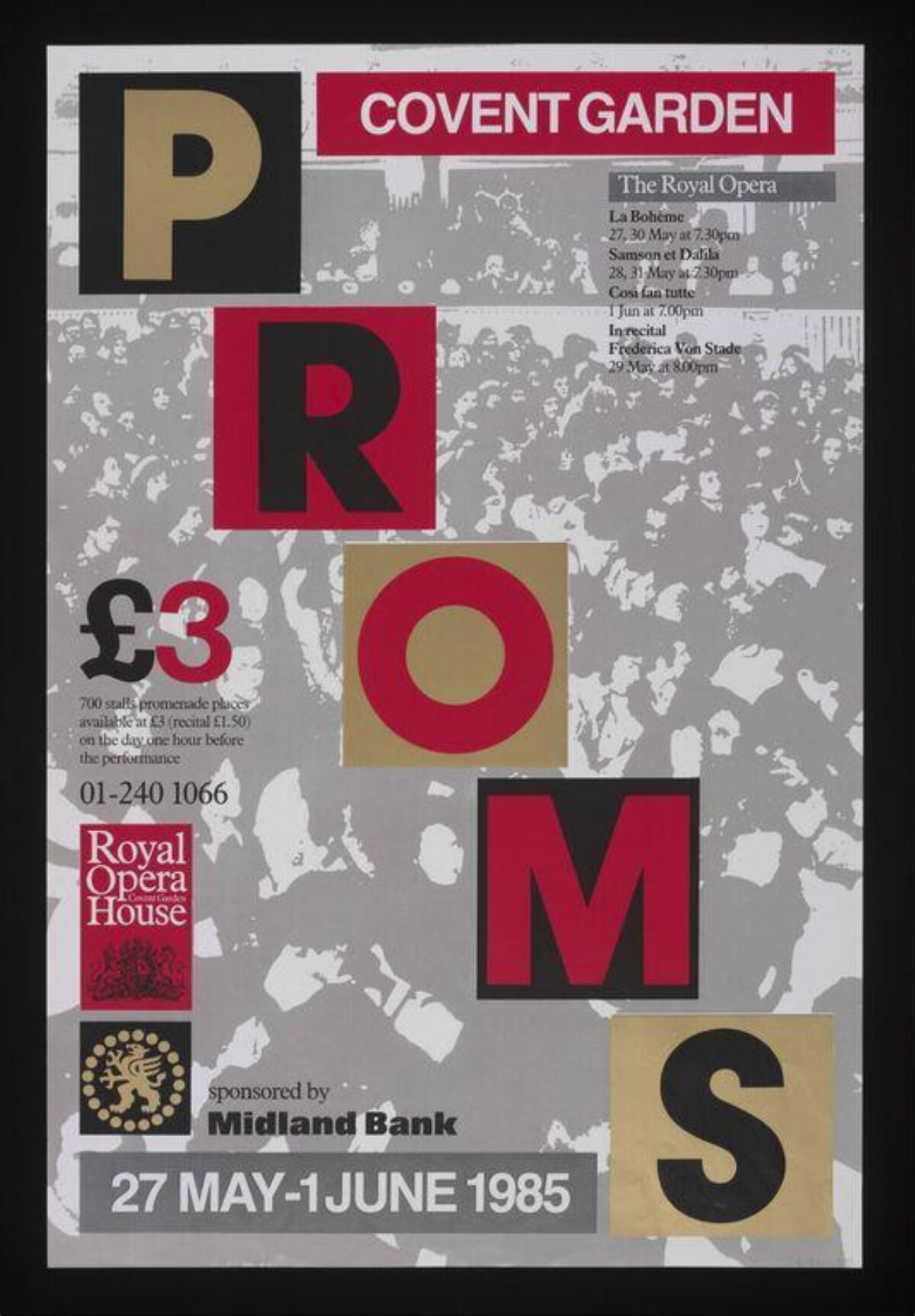 1985 Royal Opera Proms Poster