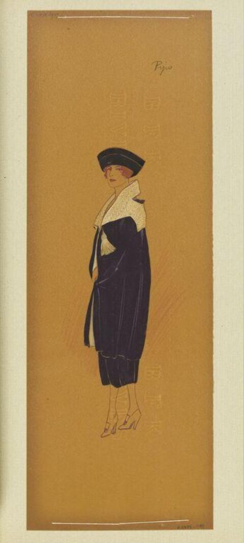 Vintage Women's Fashion Illustration