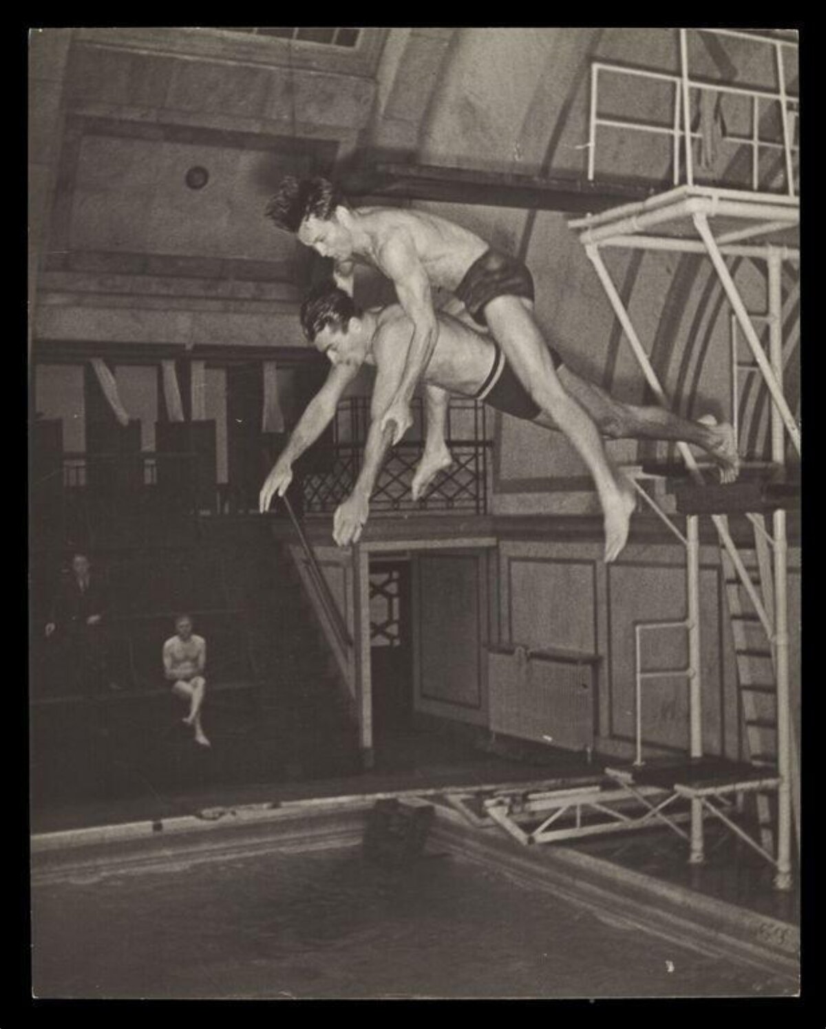 Two Men Synchronized Diving