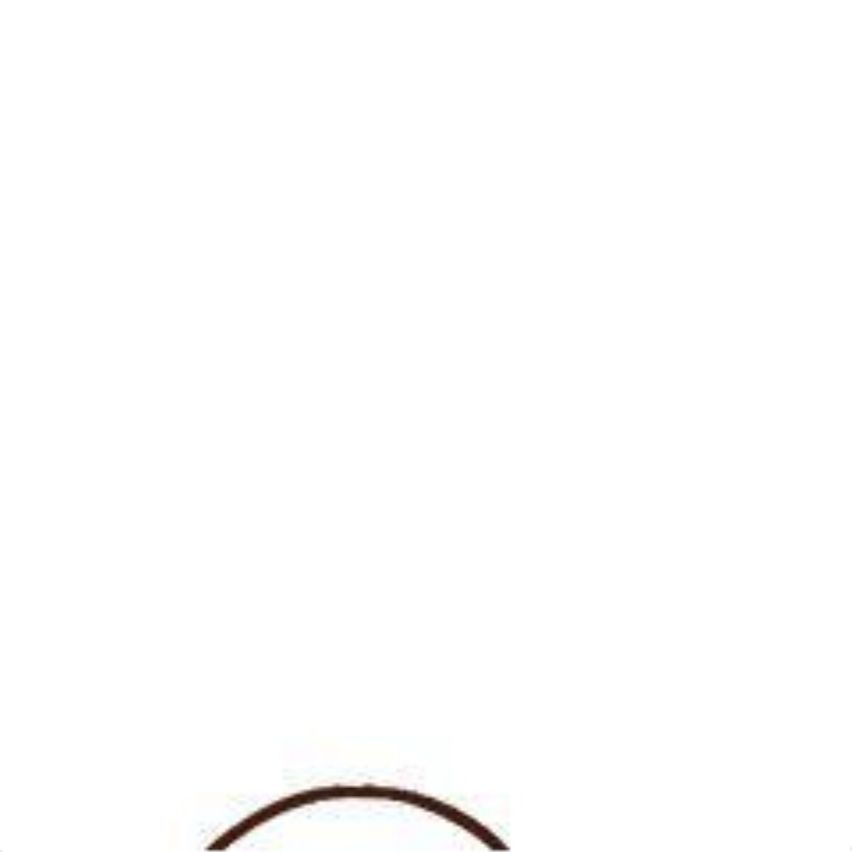 Partial Brown Curved Line