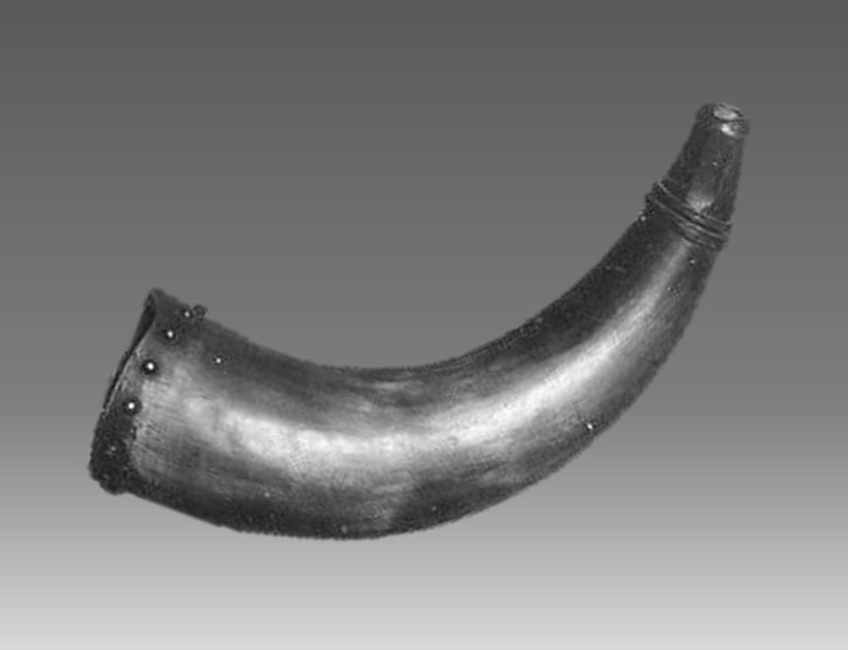 Antique Bound Horn Artifact