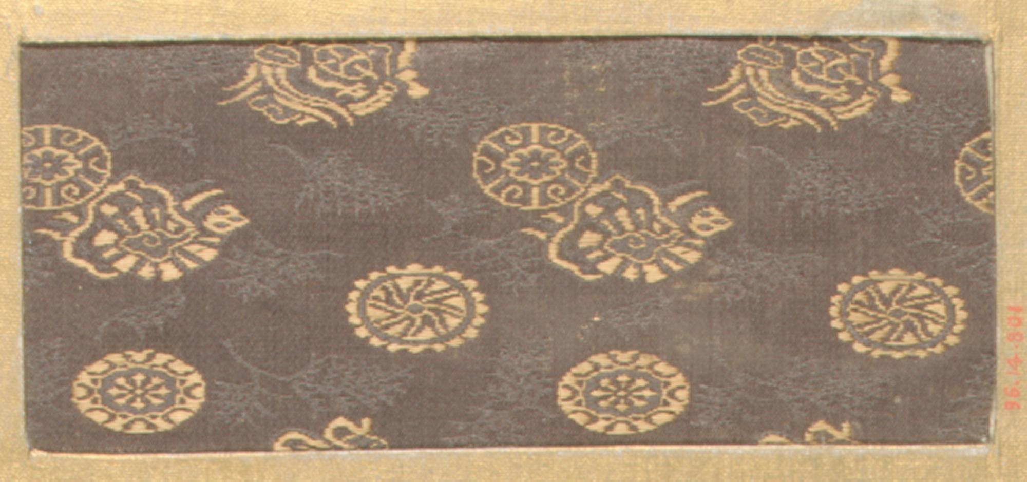 Traditional Floral Pattern Woven Textile