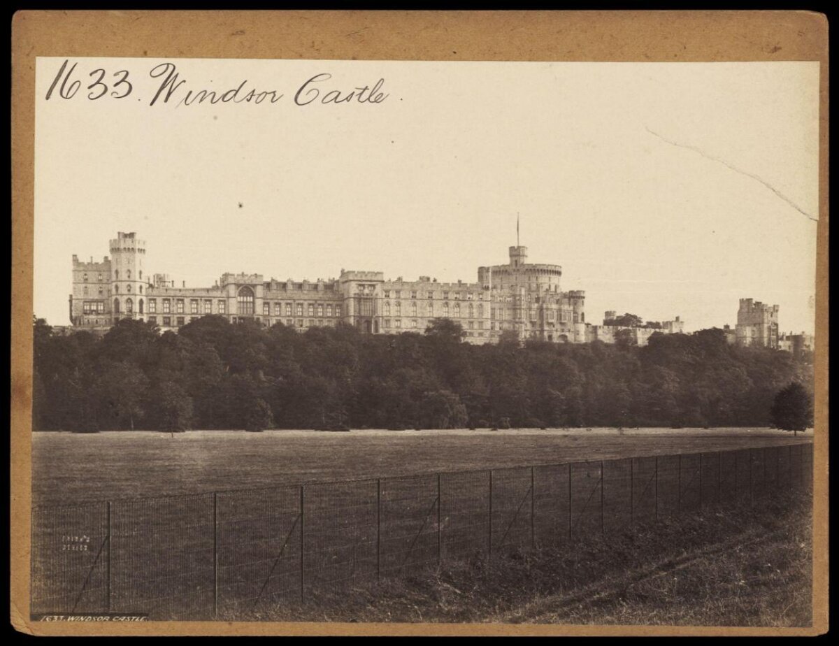 Vintage View of Windsor Castle