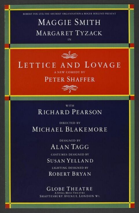 Lettice and Lovage Theatre Poster