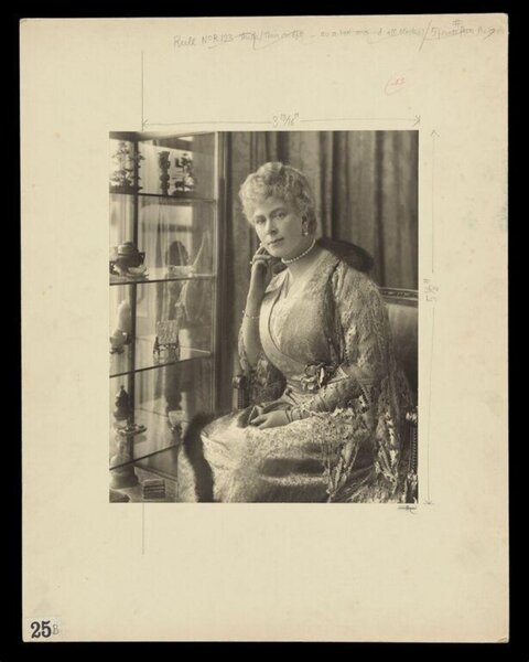Vintage Portrait of Queen Mary