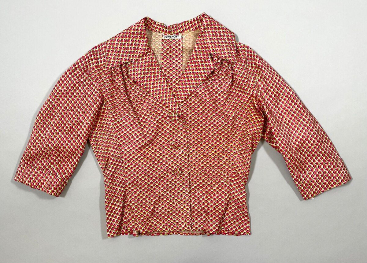 Givenchy Printed Three-quarter Sleeve Blouse