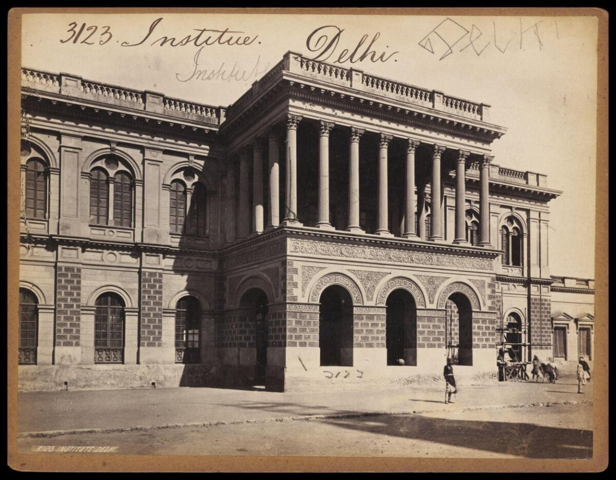 Vintage Photo of Delhi Institute