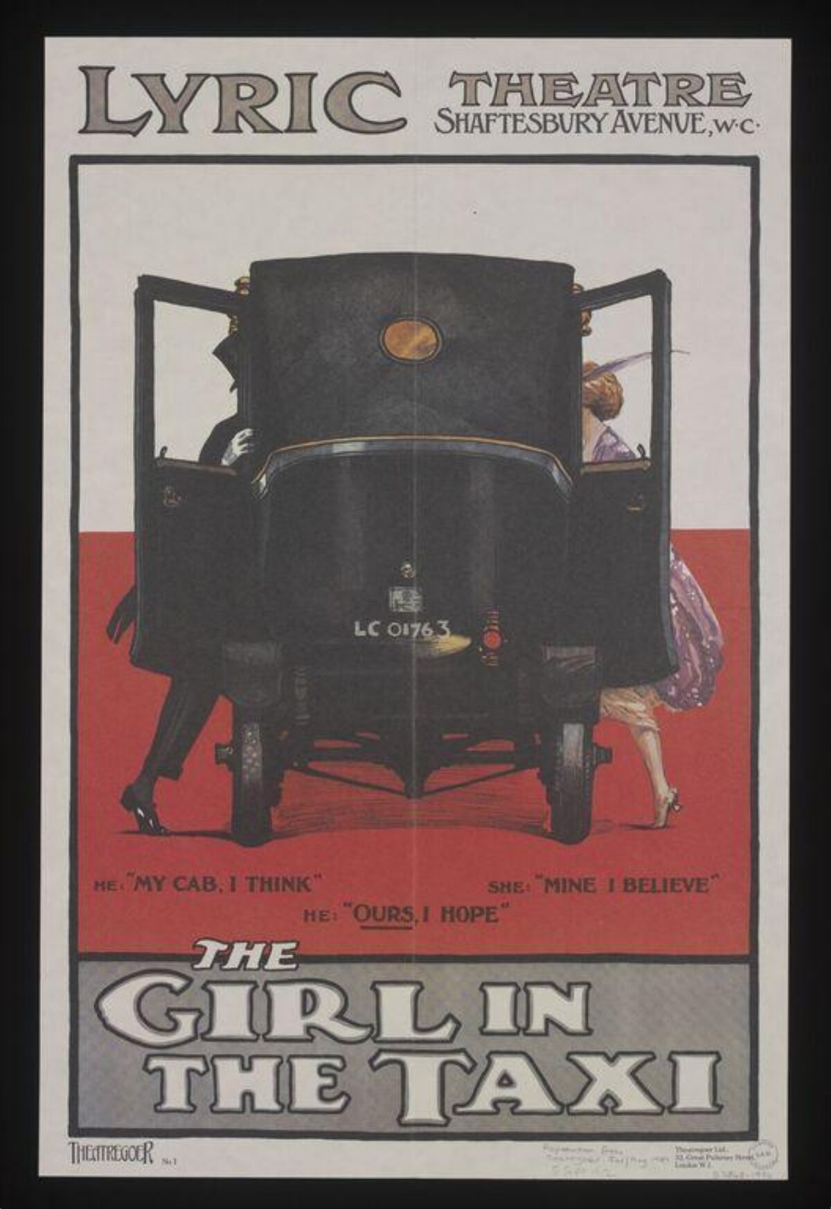 The Girl in the Taxi Theatre Poster