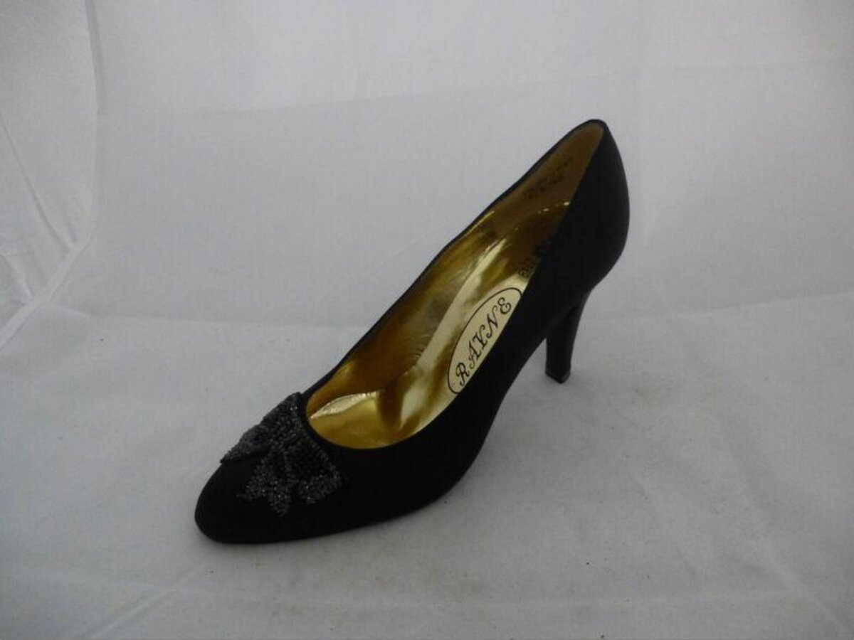 Black Bow High Heel Pump