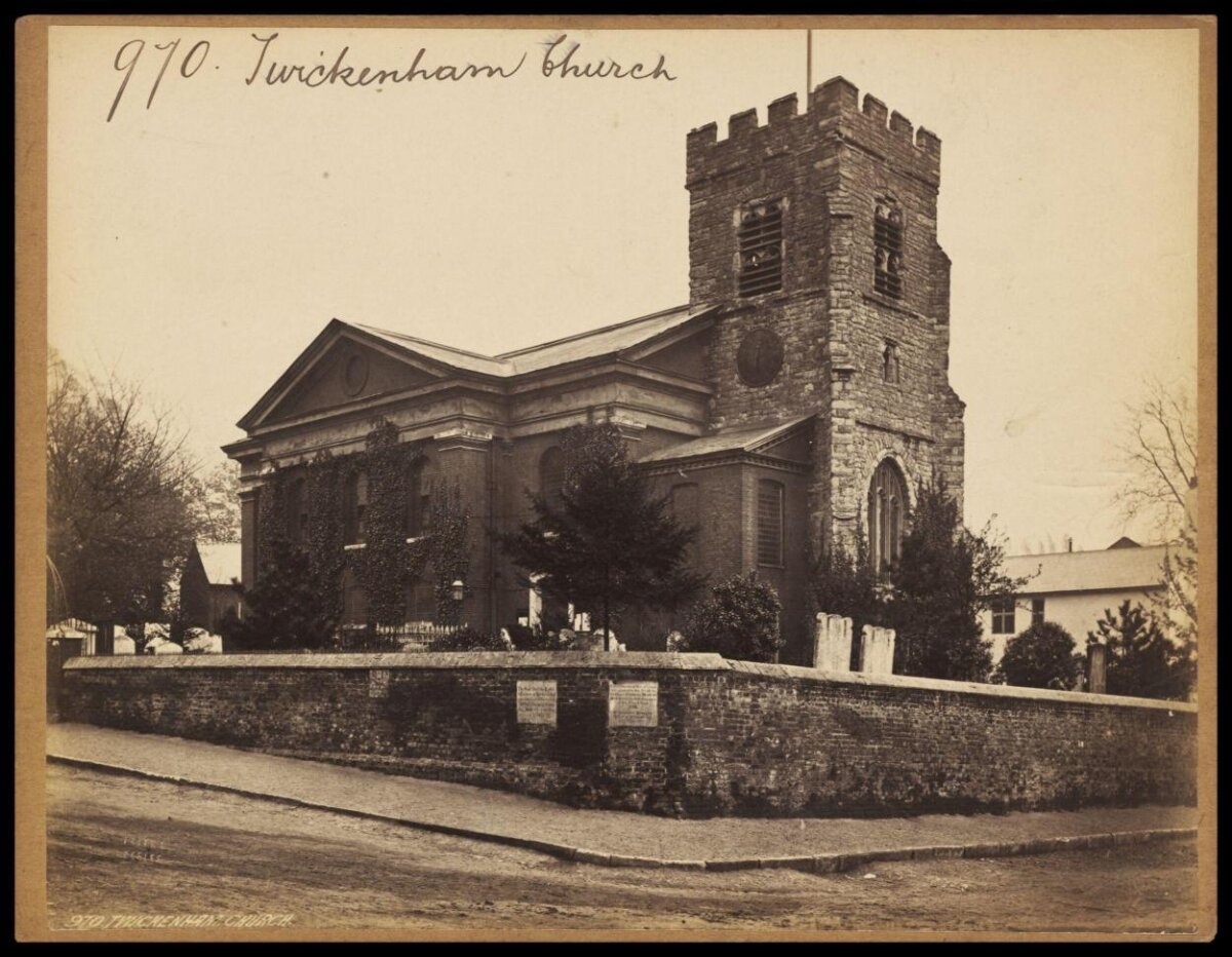 Vintage View of Twickenham Church