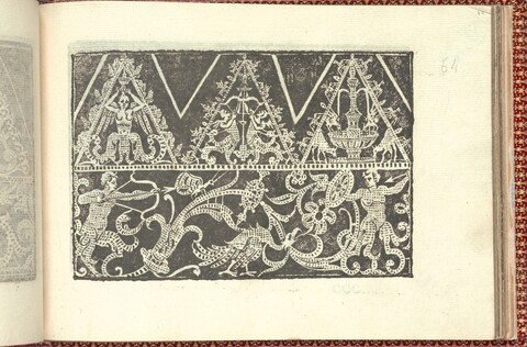 Vintage Ornamental Lace Pattern Print