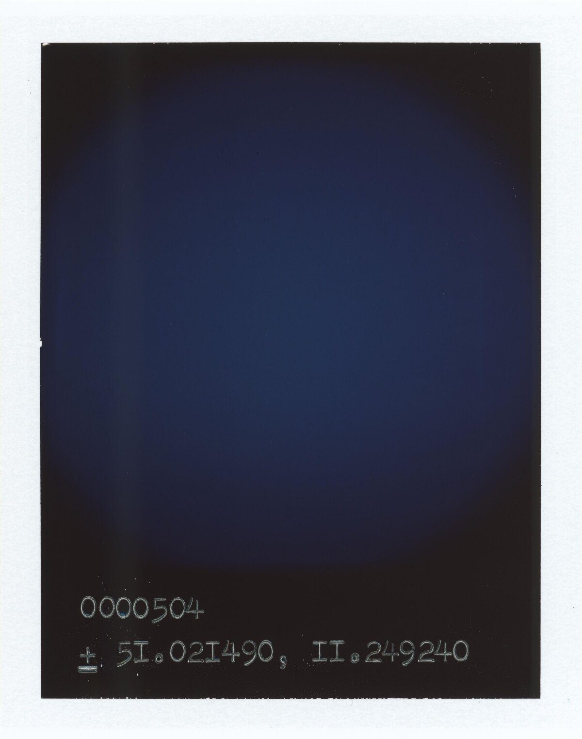 Astronomical Photographic Plate
