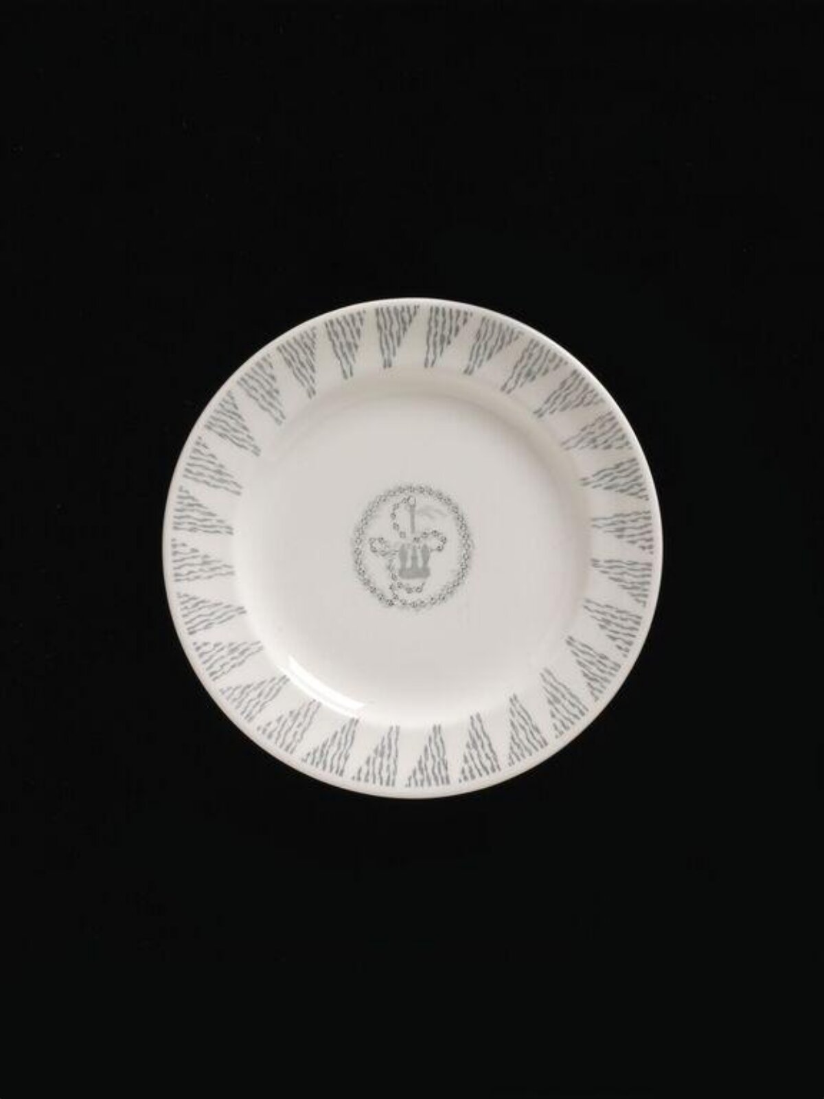 White Decorative Ceramic Plate