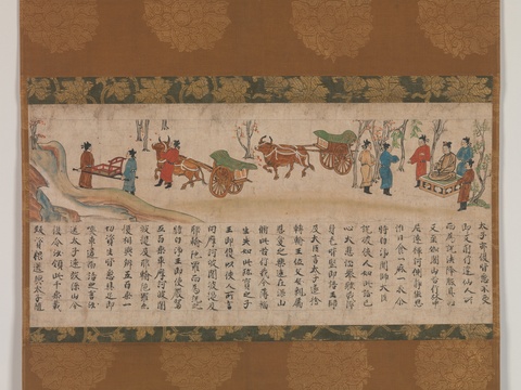 Ancient Narrative Figure Painting Handscroll