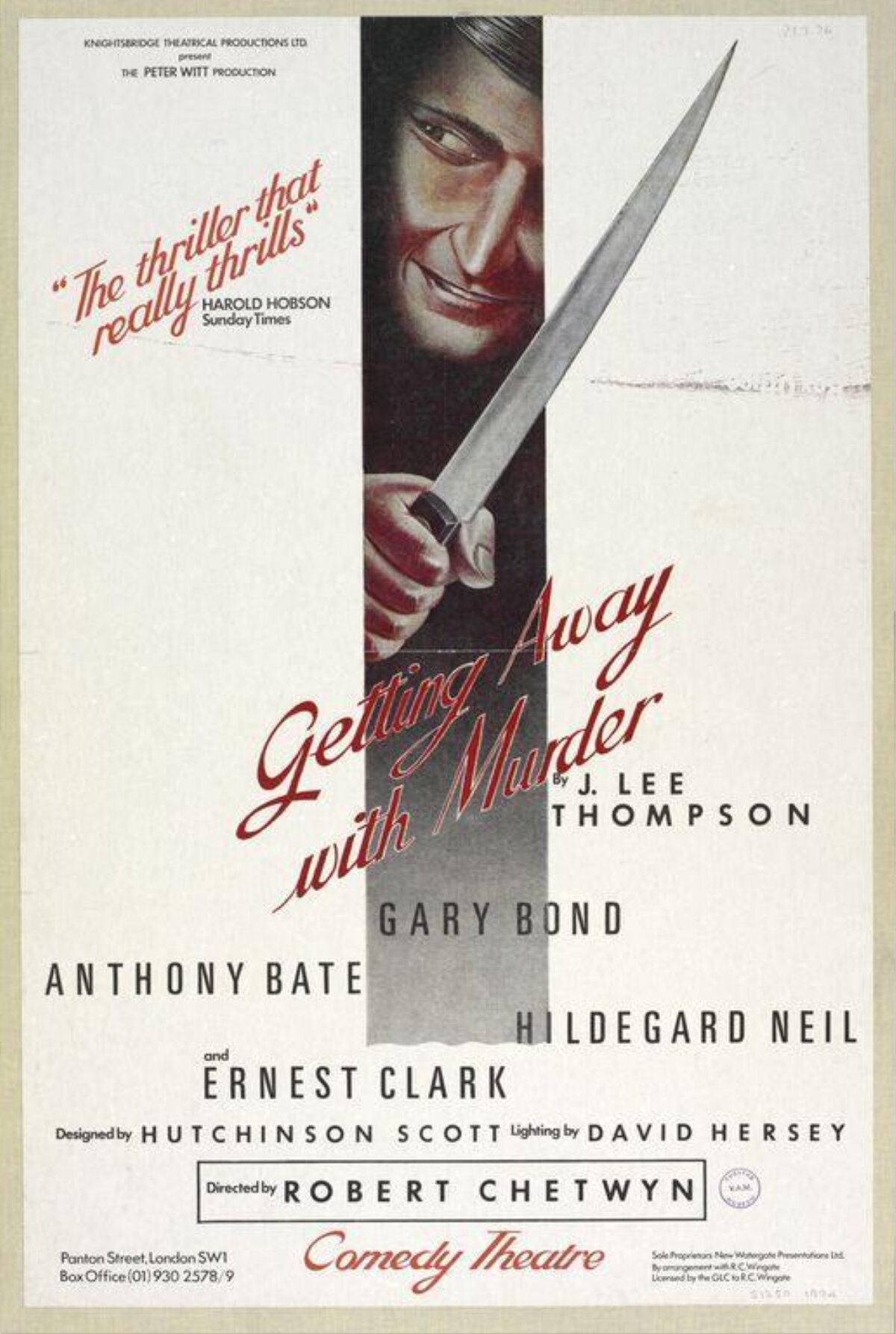 Getting Away with Murder Theatre Poster