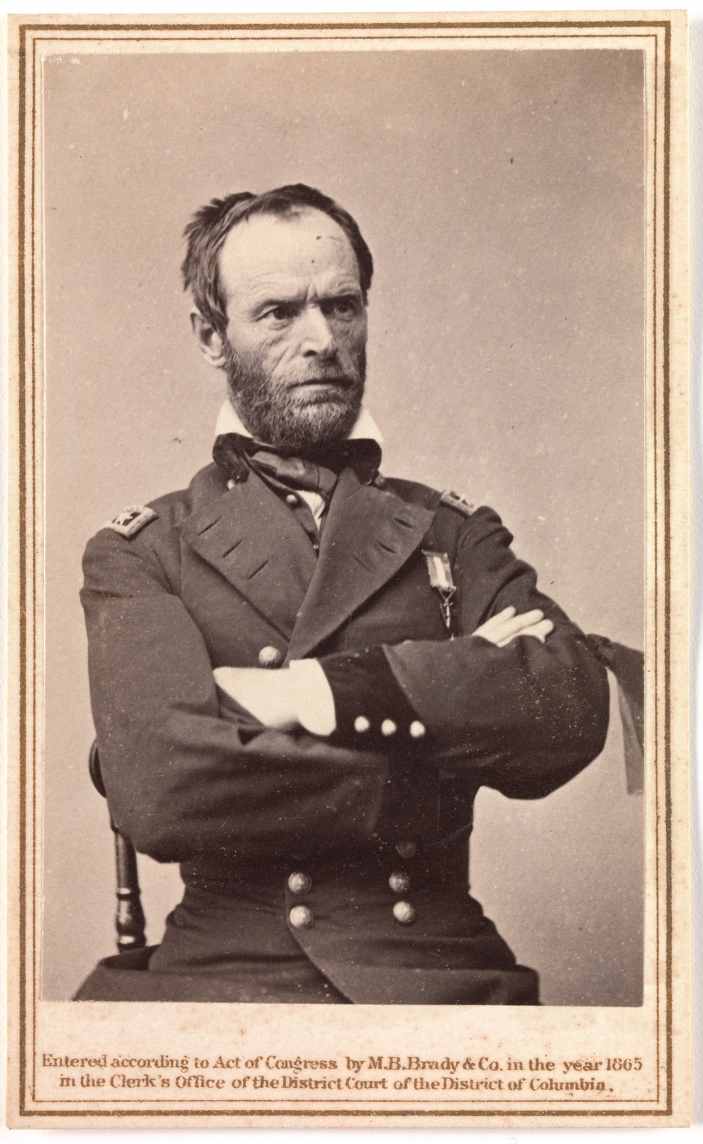 1865 Portrait of General William T. Sherman